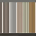 Vertical Wood Grain Wall Paneling With Various Colors For Interior Design 3d model