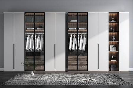 Modern wardrobe 3d model