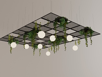 Plant ceiling 3d model