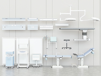 modern medical equipment hospital medical equipment physical examination equipment 3d model