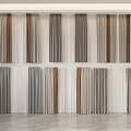 Modern Curtains 3d model