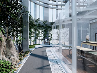 New Chinese Sunshine Room 3d model