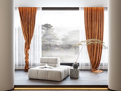 Style Curtain 3d model