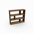 Wooden Bookshelf With Open Design And Multiple Shelves For Home Storage Decor