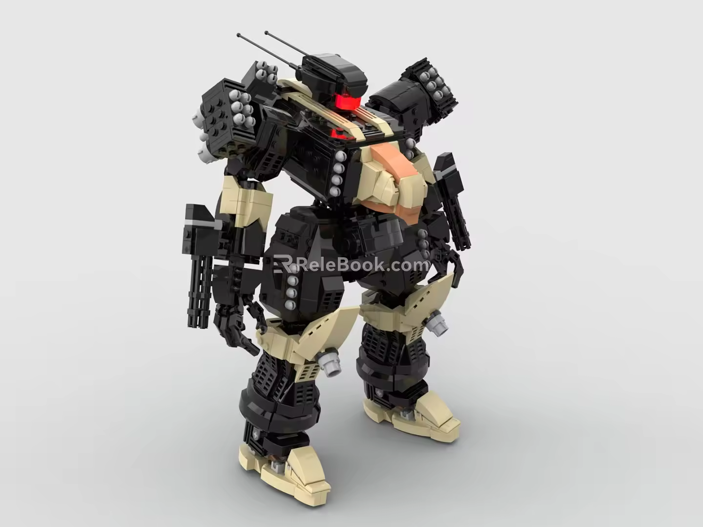 LEGO Toys Building Blocks Fighting Robot Gundam Mech Warrior Transformers Pacific Rim 3d model