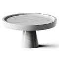 Monitillo Marmi Marble Round Coffee Table Tray 3d model
