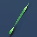 Vibrant Green Ribbon For Daily Life Use On Dark Blue Background
