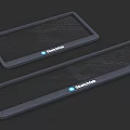 Shackle Brand Long Rectangular Black Electronic Devices With Logo Design