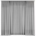 Elegant Modern Sheer Linen Curtains in Neutral Tone for Home Window Decor