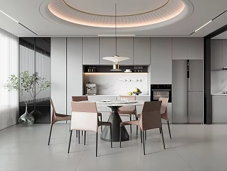 Modern Restaurant 3d model
