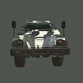 Armored Vehicle Military Vehicle Transporter 3d model