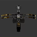 Camouflage Crossbow Weapon Design With Metal Scope And Composite Frame 3d model