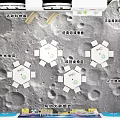 Space Themed Kindergarten Science Activity Zone With White Tables Globes And Wall Murals