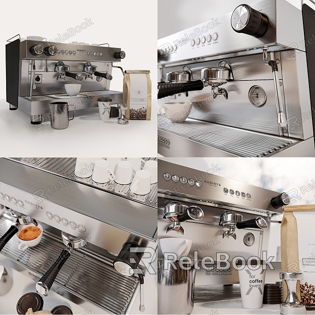 Modern coffee machine model