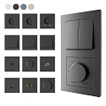 Modern Switch Panel 3d model