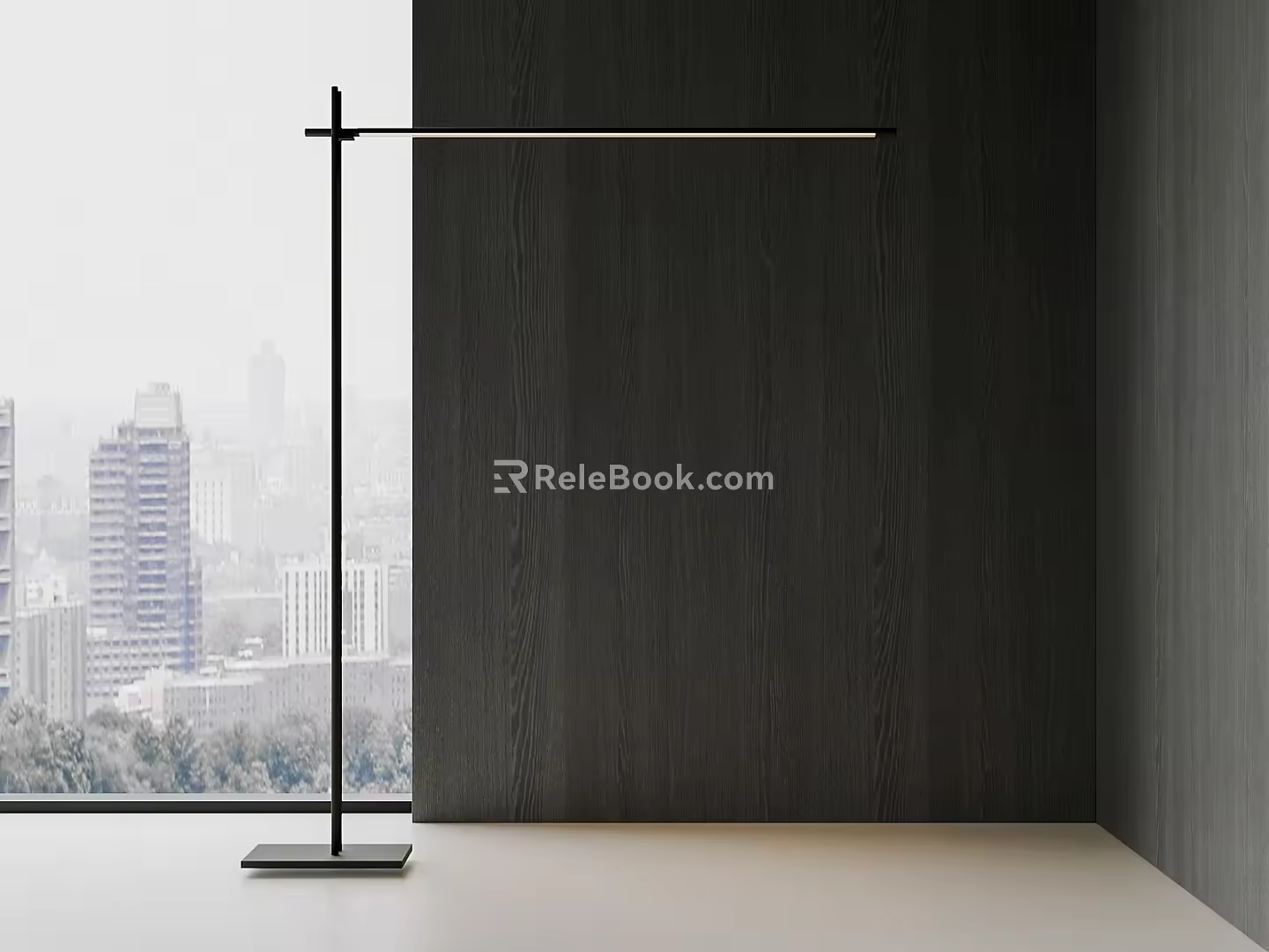 Simple Floor Lamp Reading Lamp 3d model