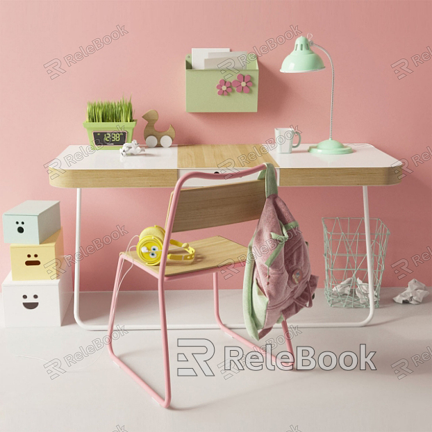 Children's tables and chairs model