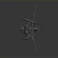 Crossbow Mechanical Crossbow Shift Bow and Arrow Shoot Far Equipment Weapons High-tech Crossbow 3d model