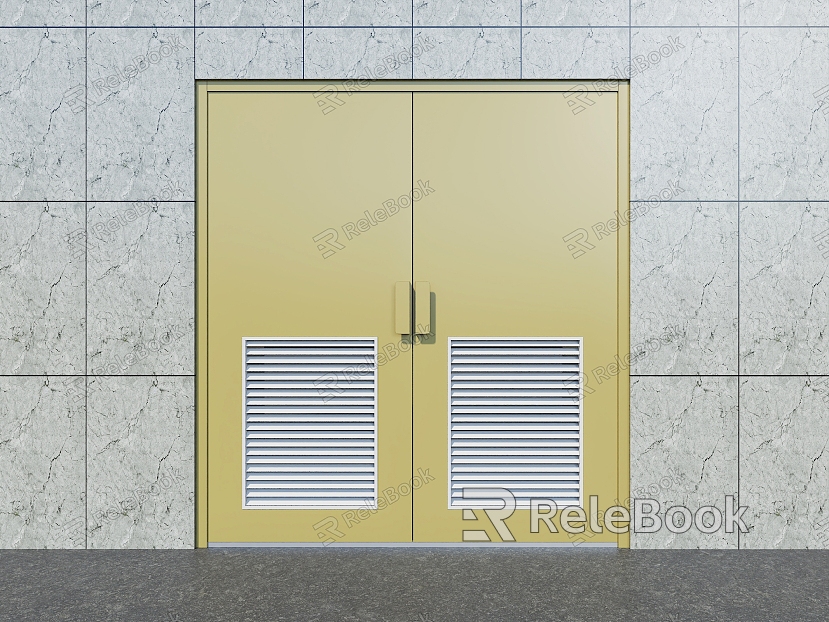 Security door renderings Fire door renderings Steel door renderings model