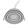 Modern Recessed Downlights Spotlights With White Black Silver Colors For Home Lighting