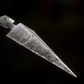 Metal Spearhead Weapons With Two Different Styles Spiral Handle And Ring Detail