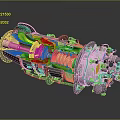 modern jet engine aircraft engine supersonic aircraft engine supersonic engine 3d model