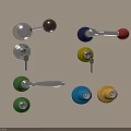 Colorful Decorative Door Handles With Various Colors Styles Finishes And Keys