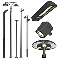 Durable Weatherproof Outdoor Lights Including Light Poles Floodlights and Strip Lights for Gardens