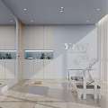 Modern Home Fitness Studio With Yoga Mat Mirrored Walls And Wooden Floors