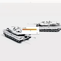 Modern Tanks 3d model