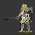 Modern Robots 3d model