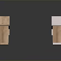 Birds Wooden Birdhouses In Various Shapes And Sizes On Dark Background