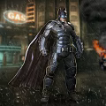 Batman Action Figure With Front And Back Views Detailed Armor And Cape