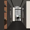 Modern Cloakroom 3d model