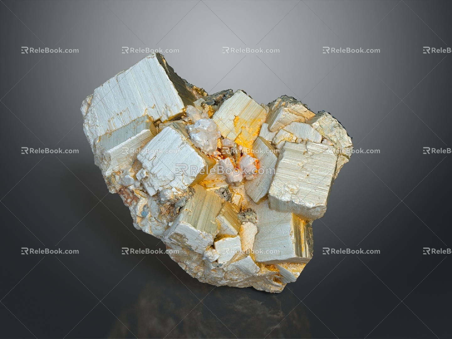 Modern Crystal Crystal Ore Crystal Minerals 3d model