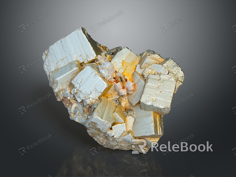 Modern Crystal Crystal Ore Crystal Minerals model