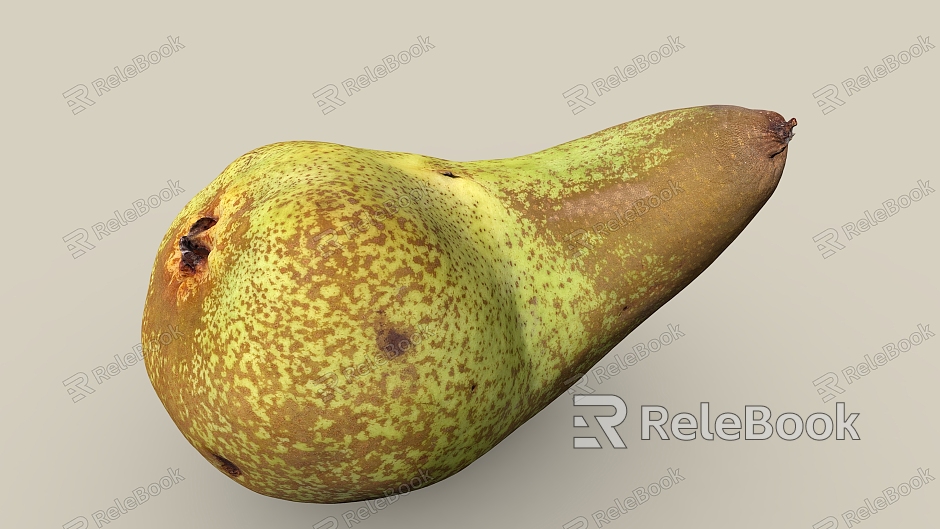 pear pear fragrant pear scan pear fruit model