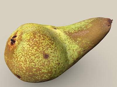 pear fragrant pear scan pear fruit model