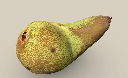 pear fragrant pear scan pear fruit 3d model