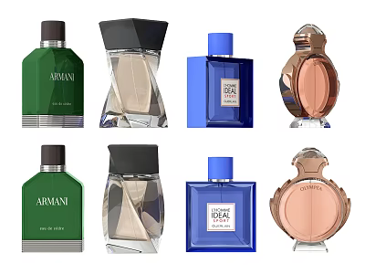 Modern perfume perfume cosmetics 3d model Modern perfume perfume cosmetics 3d model