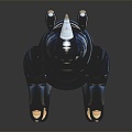 Modern Cartoon Character Rhinoceros Mechanical Rhinoceros Machine Rhinoceros 3d model