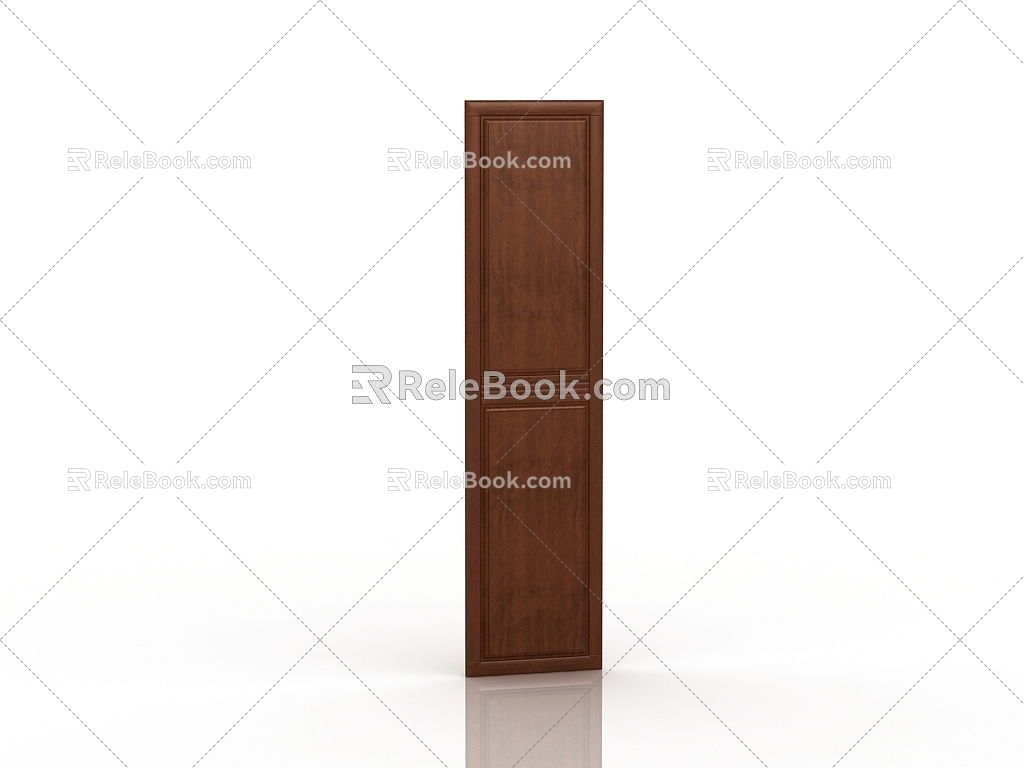 Chinese wardrobe door panel 3d model