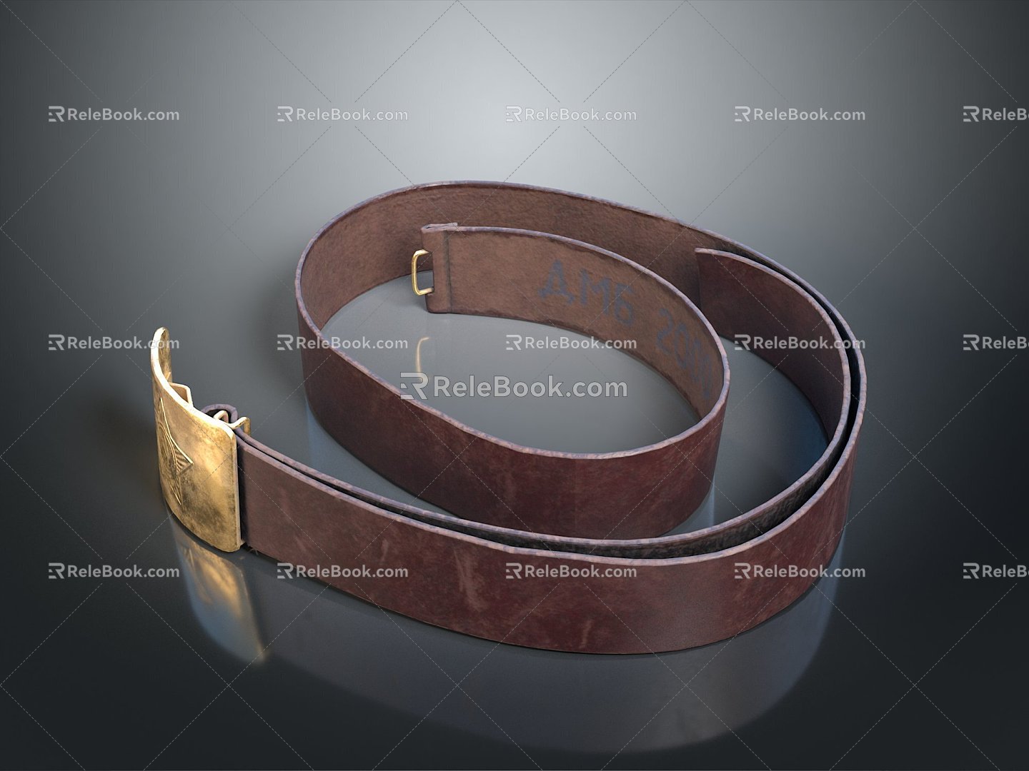 Belt Belt Cowlash Items 3d model