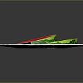 Two Fresh Juicy Red Watermelon Slices on a White Plate Ready to Eat