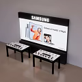 Smartphone counter display 3d model