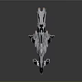 Modern Sleek Black And White Watercraft With High Speed Aerodynamic Design