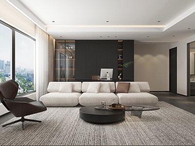 modern living room model