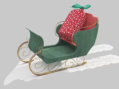 Christmas sleigh christmas sleigh 3d model