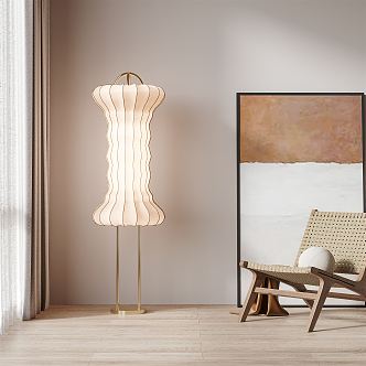 Light Luxury Floor Lamp 3d model