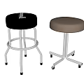 Stool Bench Shoe Stool Bar Stool Barber Stool 3d model